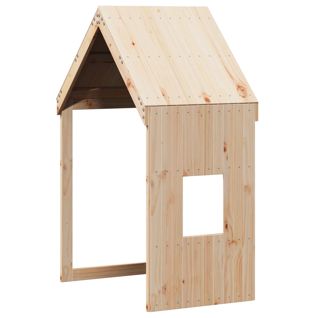 Lit haut sans matelas 90x200 cm bois de pin massif - XIOS