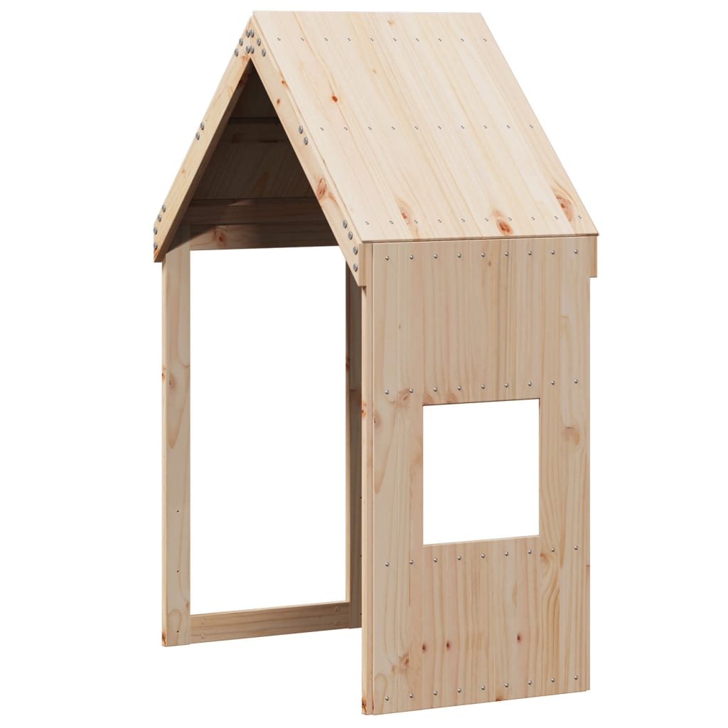 Lit haut sans matelas 90x190 cm bois de pin massif - XIOS