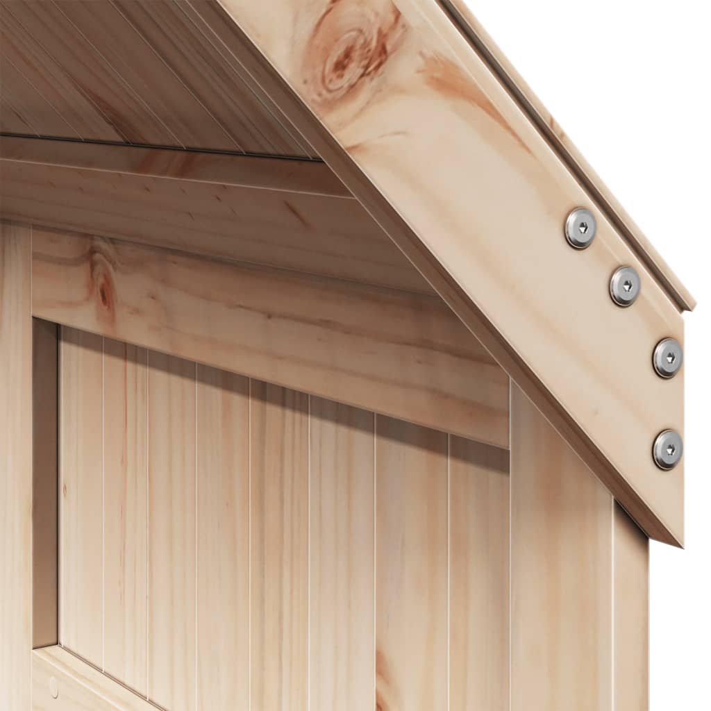 Lit haut sans matelas 75x190 cm bois de pin massif - XIOS