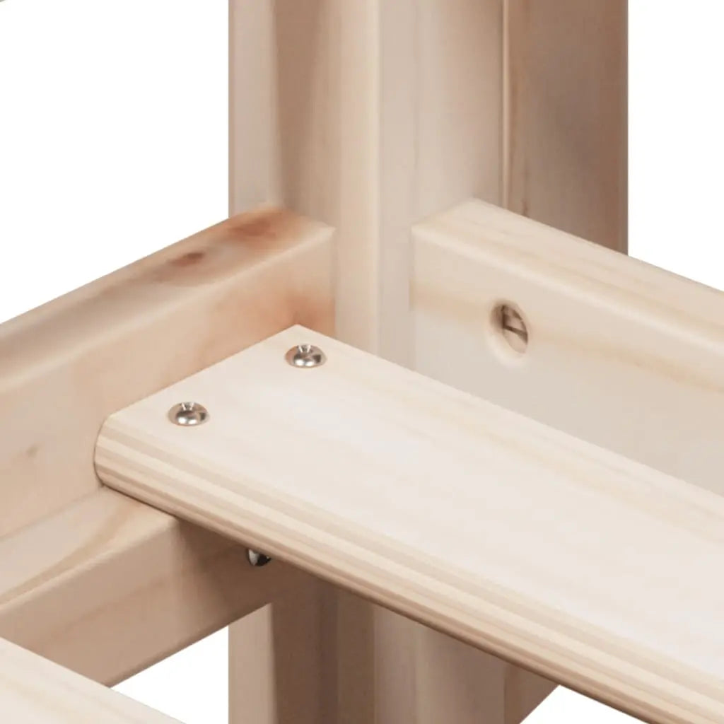 Lit superposé sans matelas 90x200 cm bois de pin massif - XIOS