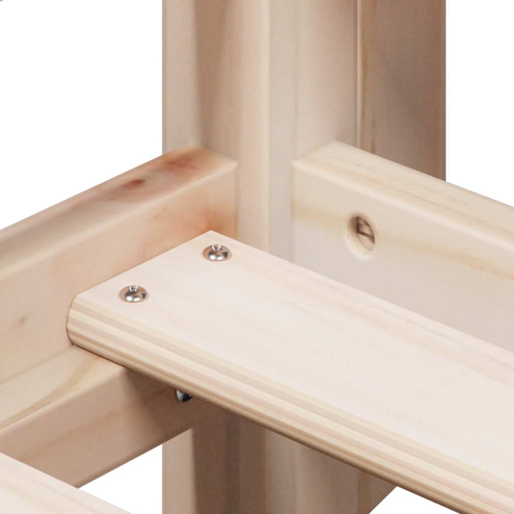 Lit superposé sans matelas 90x200 cm bois de pin massif