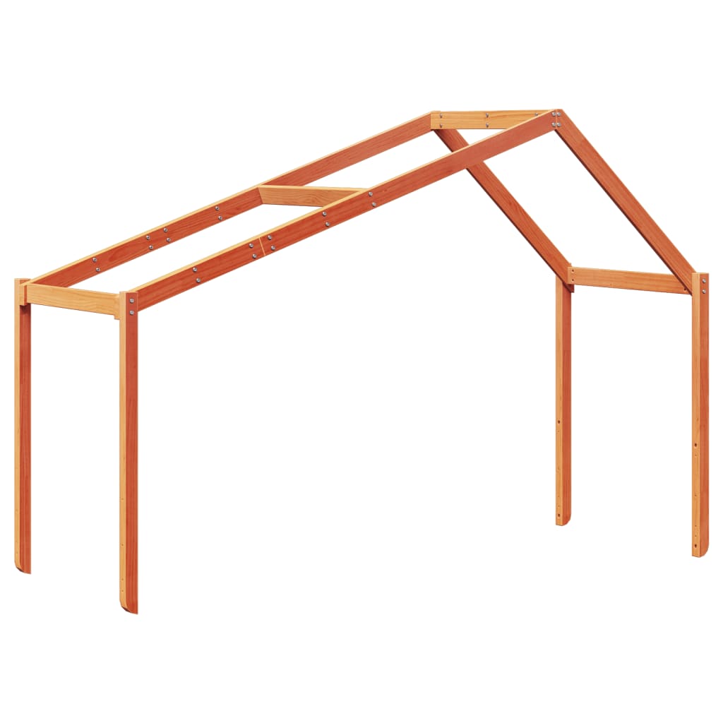 Lit superposé sans matelas cire marron 90x190 cm pin massif - XIOS