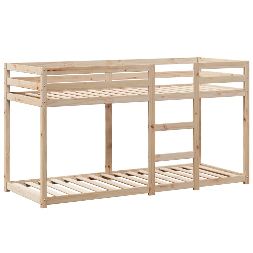 Lit superposé sans matelas 90x200 cm bois de pin massif - XIOS