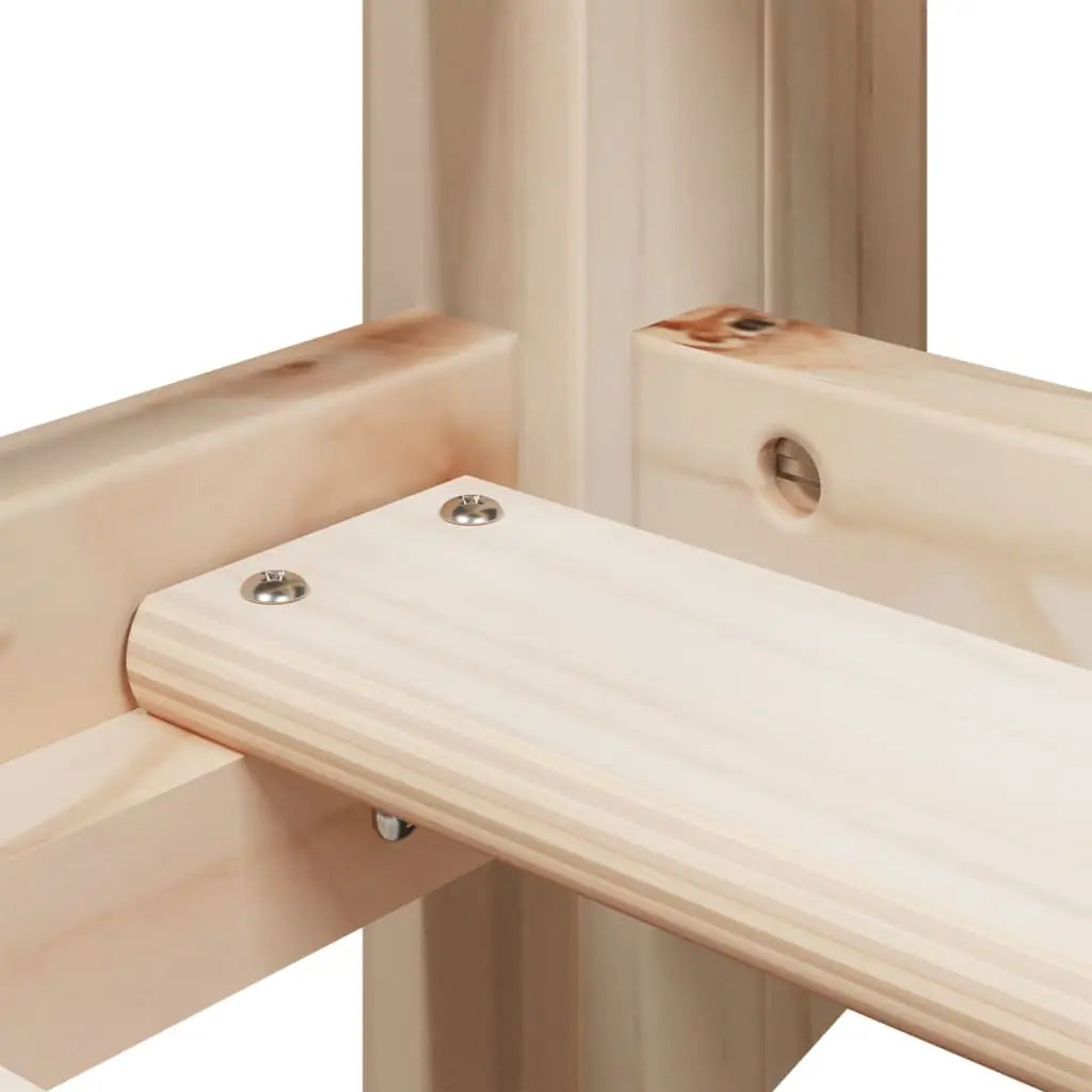 Lit superposé sans matelas 90x200 cm bois de pin massif - XIOS