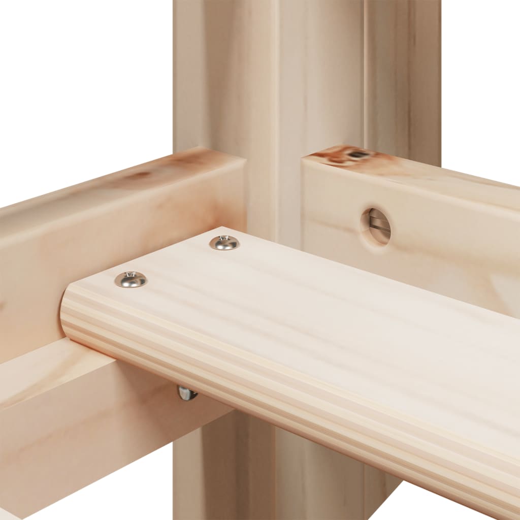 Lit superposé sans matelas 80x200 cm bois de pin massif - XIOS