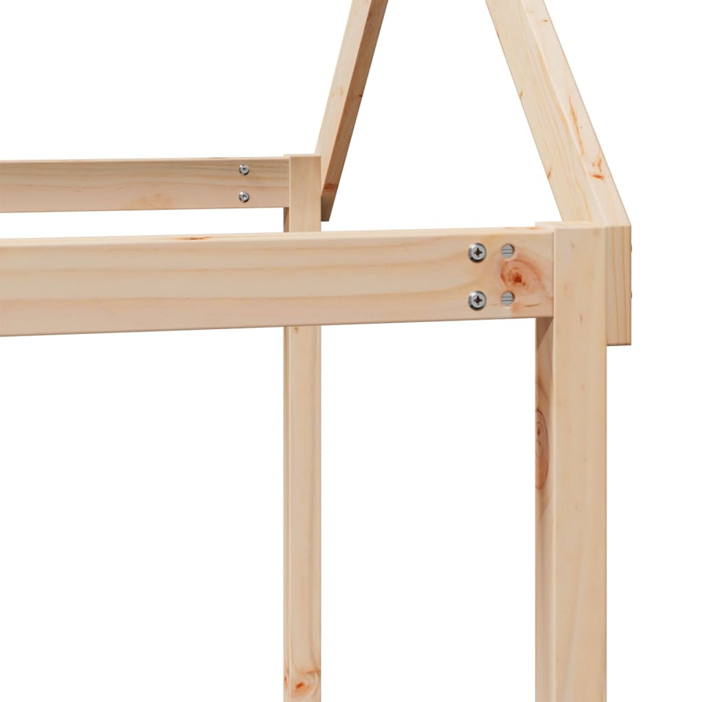 Lit superposé sans matelas 80x200 cm bois de pin massif - XIOS