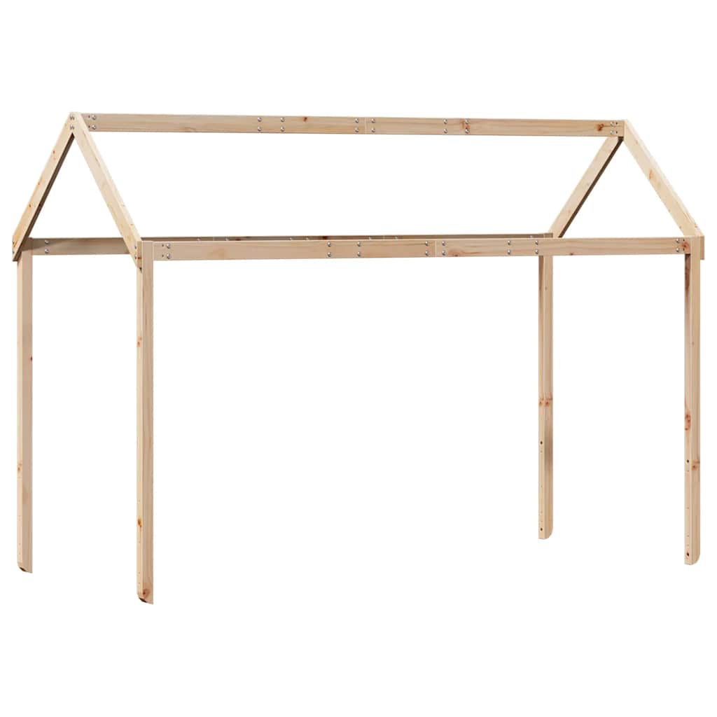 Lit haut sans matelas 90x200 cm bois de pin massif - XIOS