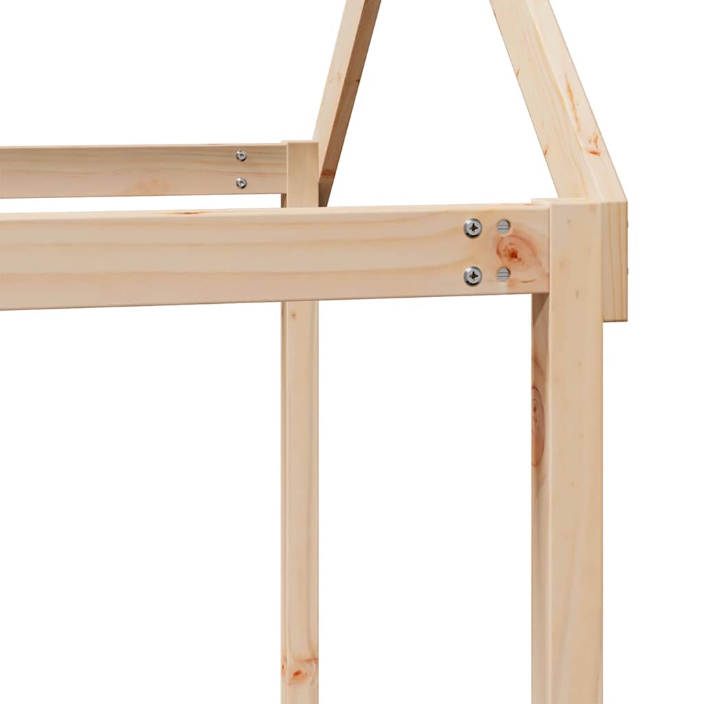 Lit haut sans matelas 90x200 cm bois de pin massif - XIOS