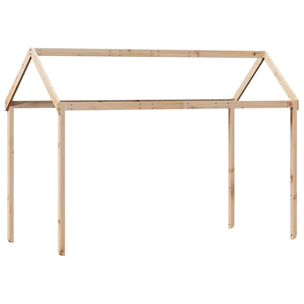 Lit haut sans matelas 90x190 cm bois de pin massif - XIOS