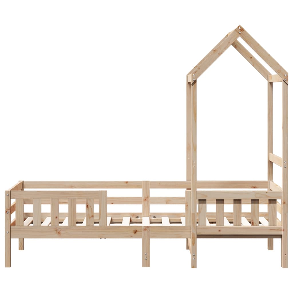 Cadre de lit avec toit sans matelas 80x200 cm - XIOS