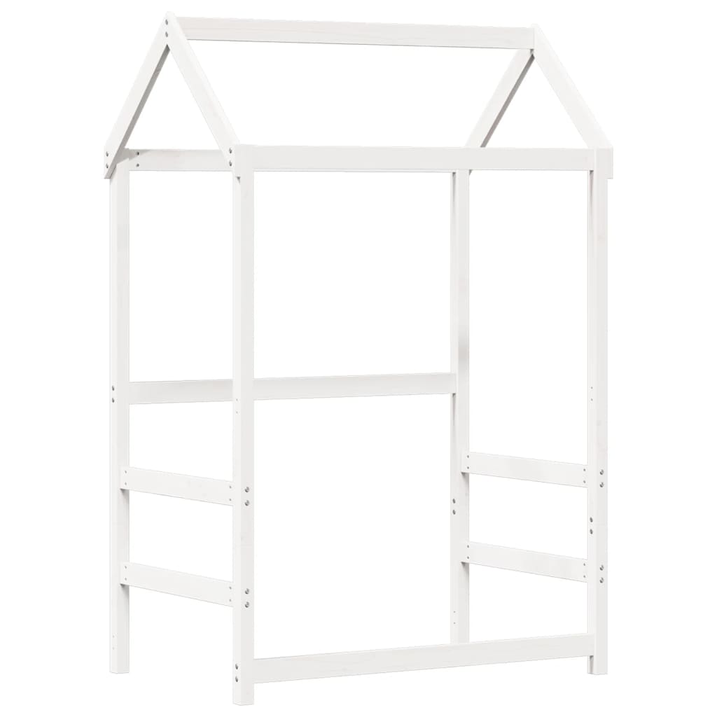 Cadre de lit avec toit sans matelas blanc 80x200 cm - XIOS