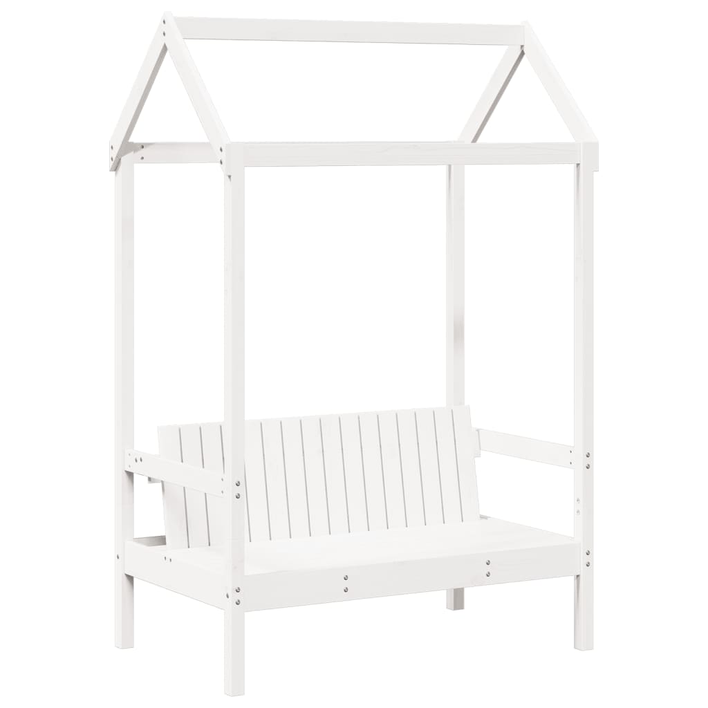 Ensemble de lit et de banc avec toit sans matelas 80x200 cm - XIOS