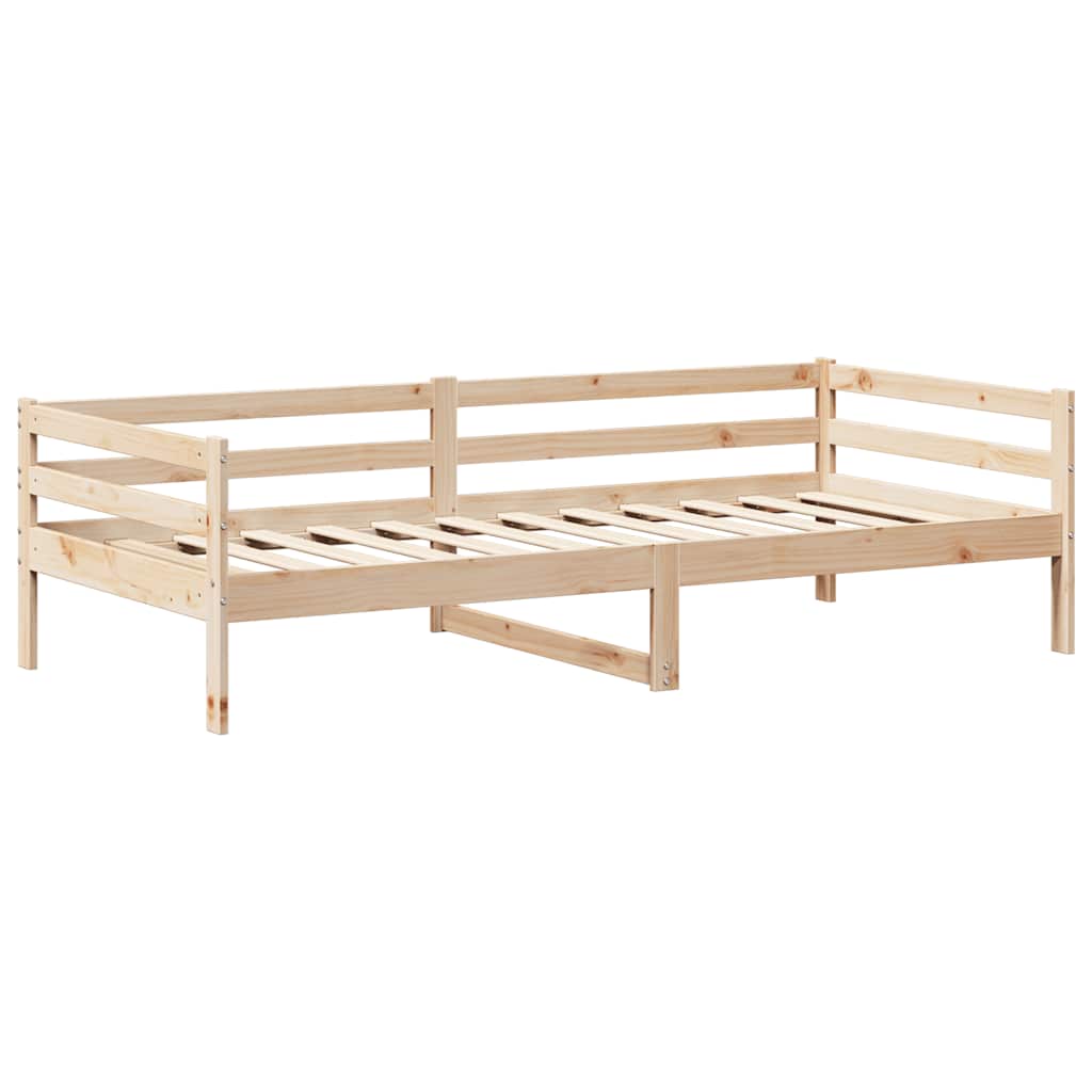 Lit de jour avec toit sans matelas 80x200 cm bois massif - XIOS