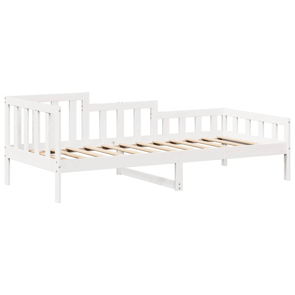 Ensemble de lit de jour et de banc et toit sans matelas blanc - XIOS