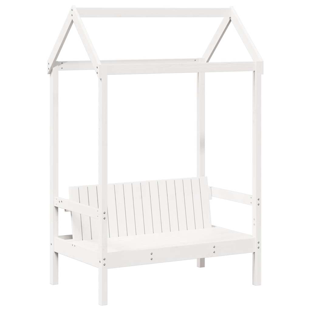Ensemble de lit de jour et de banc et toit sans matelas blanc - XIOS