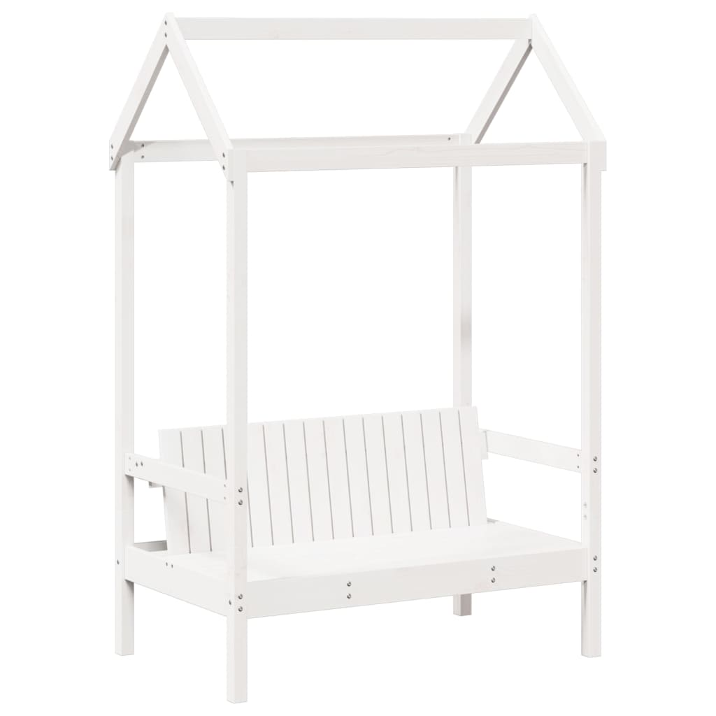 Ensemble de lit de jour et de banc et toit sans matelas blanc - XIOS