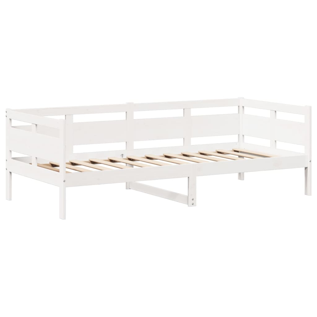 Ensemble de lit de jour et de banc et toit sans matelas blanc - XIOS