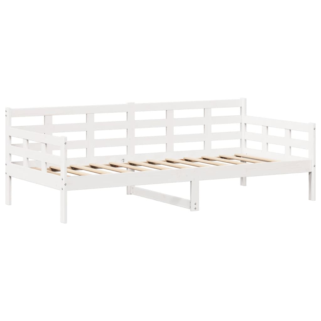 Ensemble de lit de jour et de banc et toit sans matelas blanc - XIOS