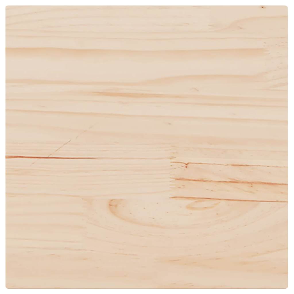 Dessus de table 50x50x1,7 cm carré bois de pin massif - XIOS