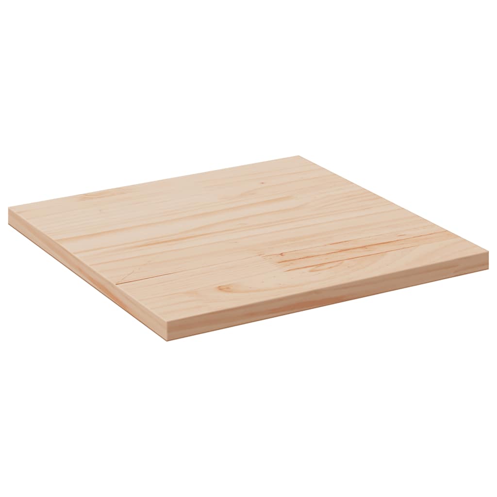 Dessus de table 50x50x1,7 cm carré bois de pin massif - XIOS