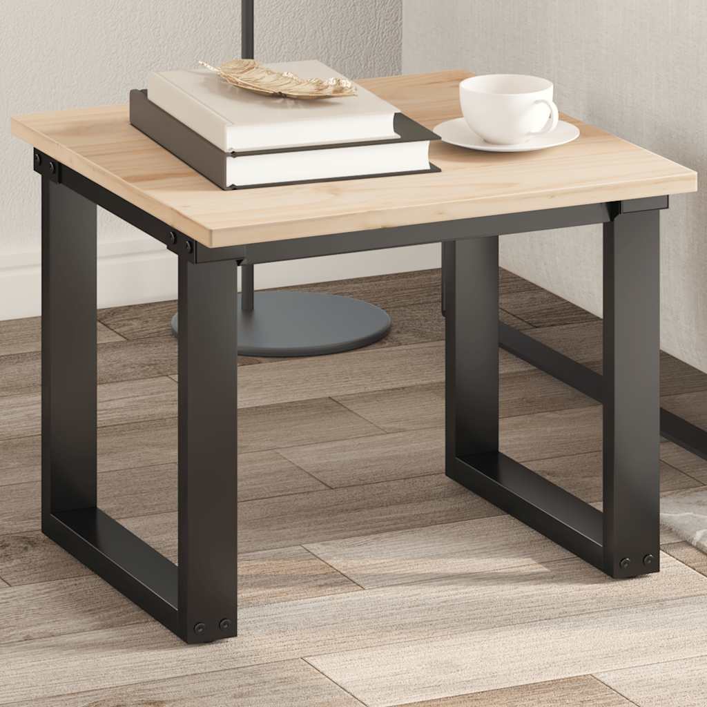 Dessus de table 50x50x1,7 cm carré bois de pin massif - XIOS