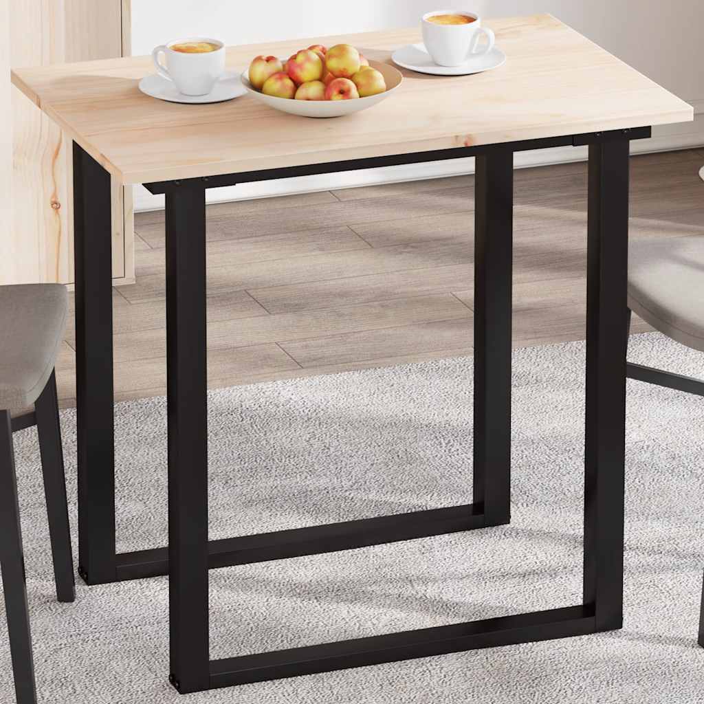 Dessus de table 80x50x1,7 cm rectangulaire bois de pin massif - XIOS