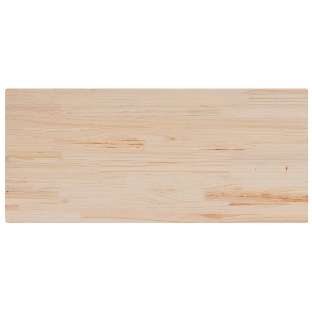 Dessus de table 90x40x1,7 cm rectangulaire bois de pin massif - XIOS