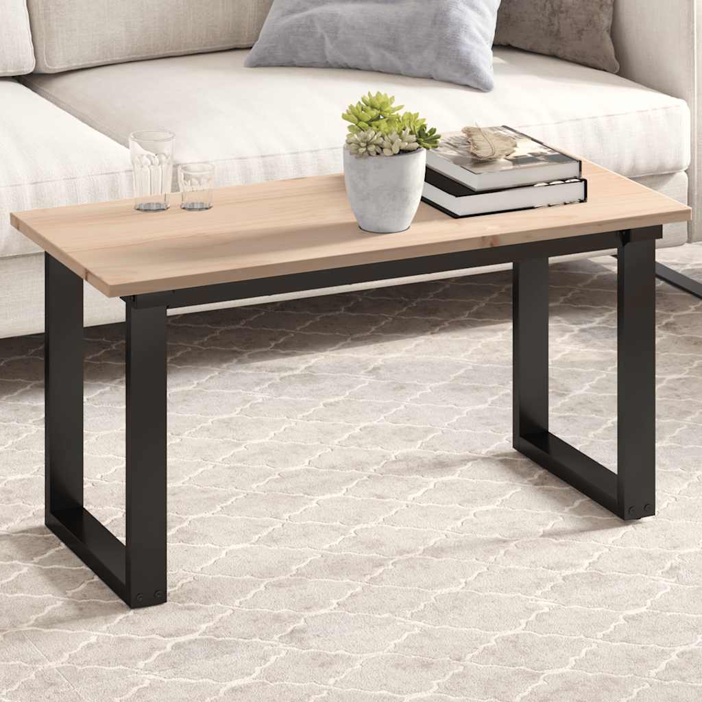 Dessus de table 90x40x1,7 cm rectangulaire bois de pin massif - XIOS