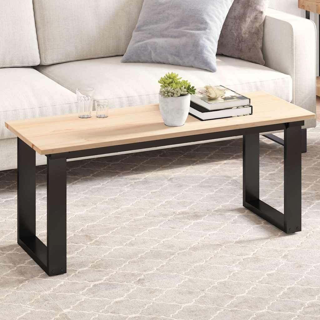 Dessus de table 110x40x1,7 cm rectangulaire bois de pin massif - XIOS