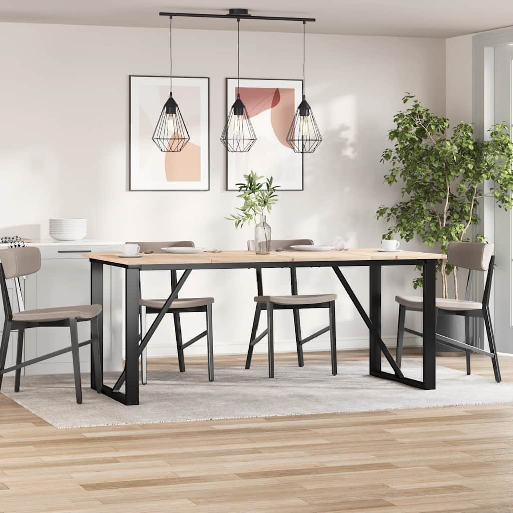 Dessus de table 4 pcs 90x45x1,7cm rectangulaire bois pin massif - XIOS