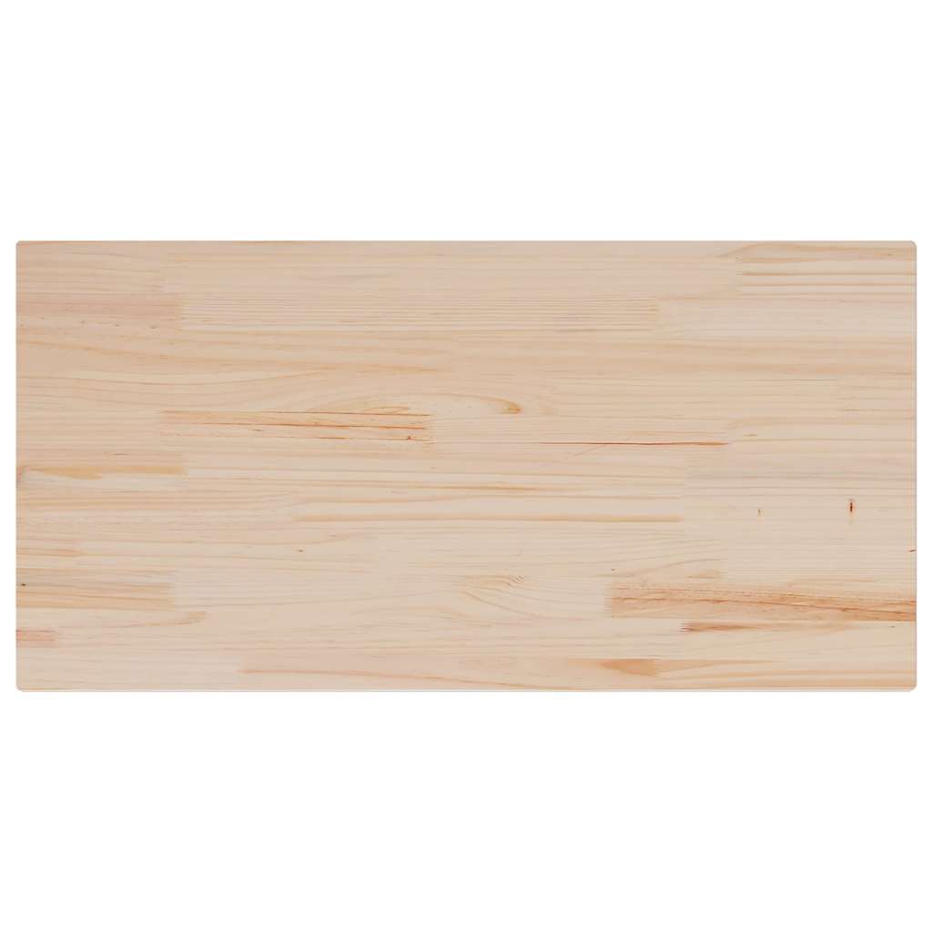 Dessus de table 4pcs 100x50x1,7cm rectangulaire bois pin massif - XIOS