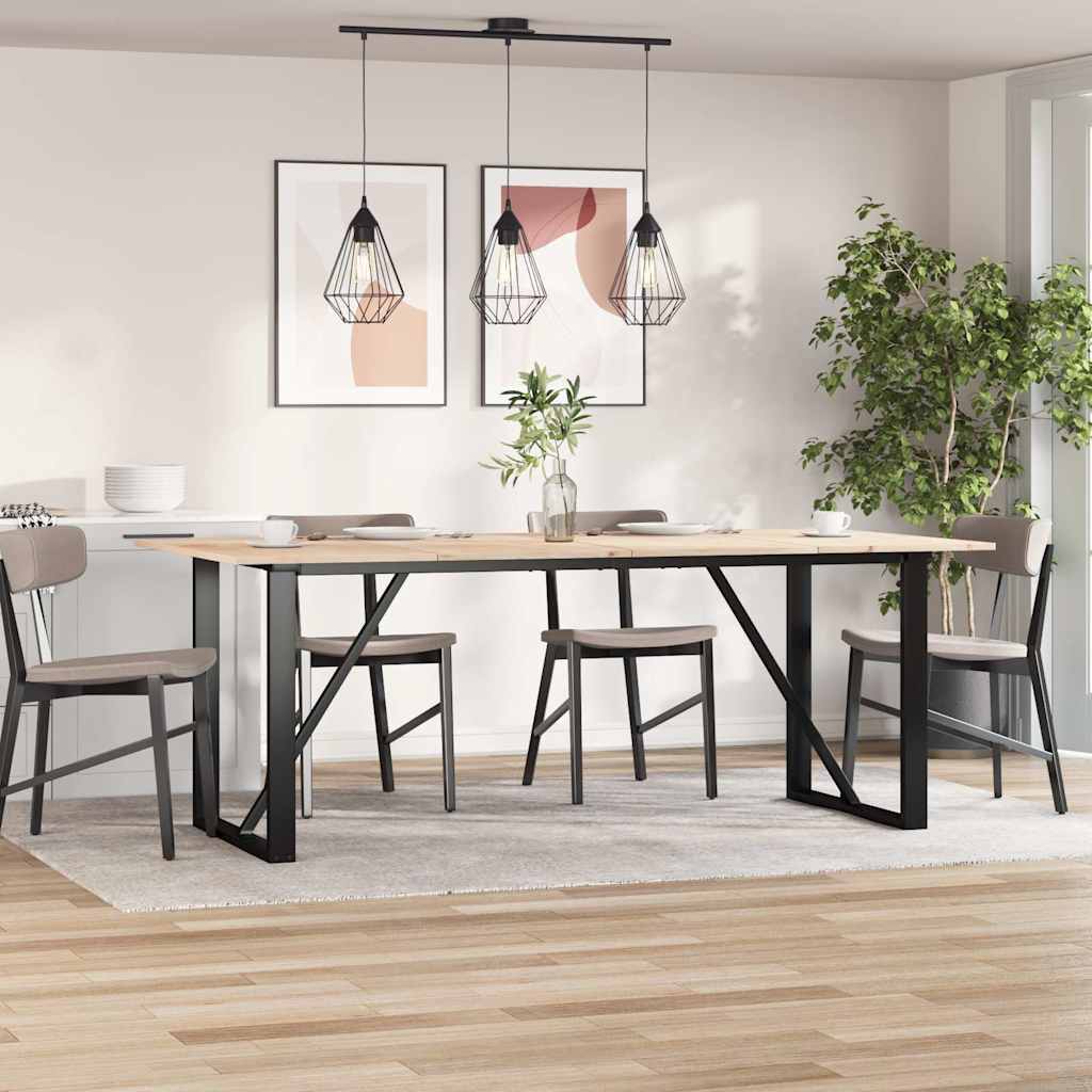 Dessus de table 4pcs 100x50x1,7cm rectangulaire bois pin massif - XIOS