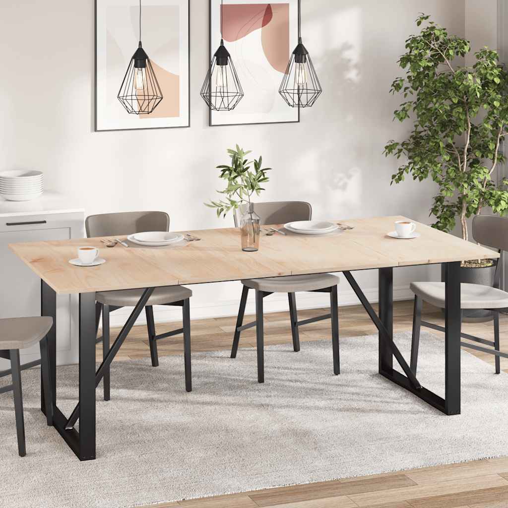 Dessus de table 4pcs 100x50x1,7cm rectangulaire bois pin massif - XIOS