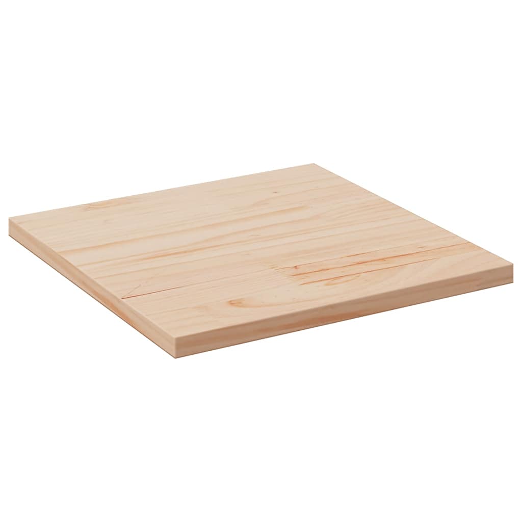 Dessus de table 50x50x2,5 cm carré bois de pin massif - XIOS