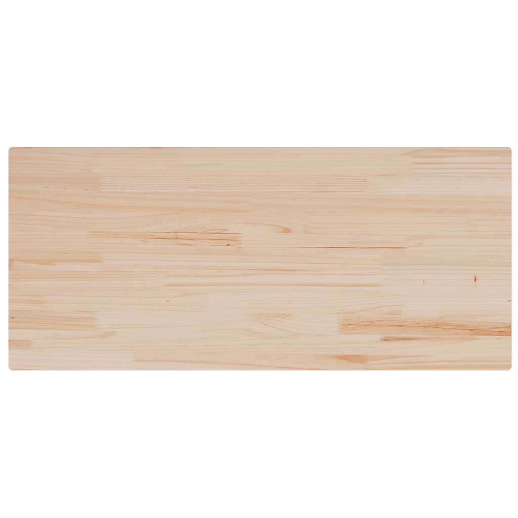 Dessus de table 90x40x2,5 cm rectangulaire bois de pin massif - XIOS