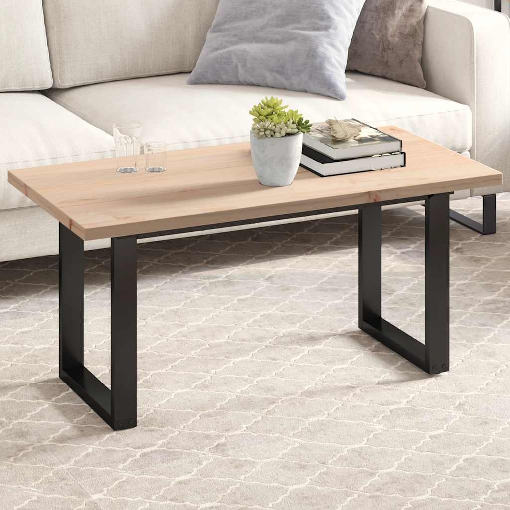 Dessus de table 100x50x2,5 cm rectangulaire bois de pin massif - XIOS