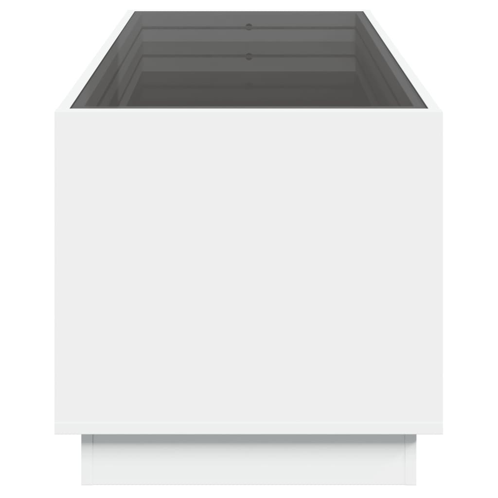 Table basse avec LED infini blanc 90x50x50 cm - XIOS