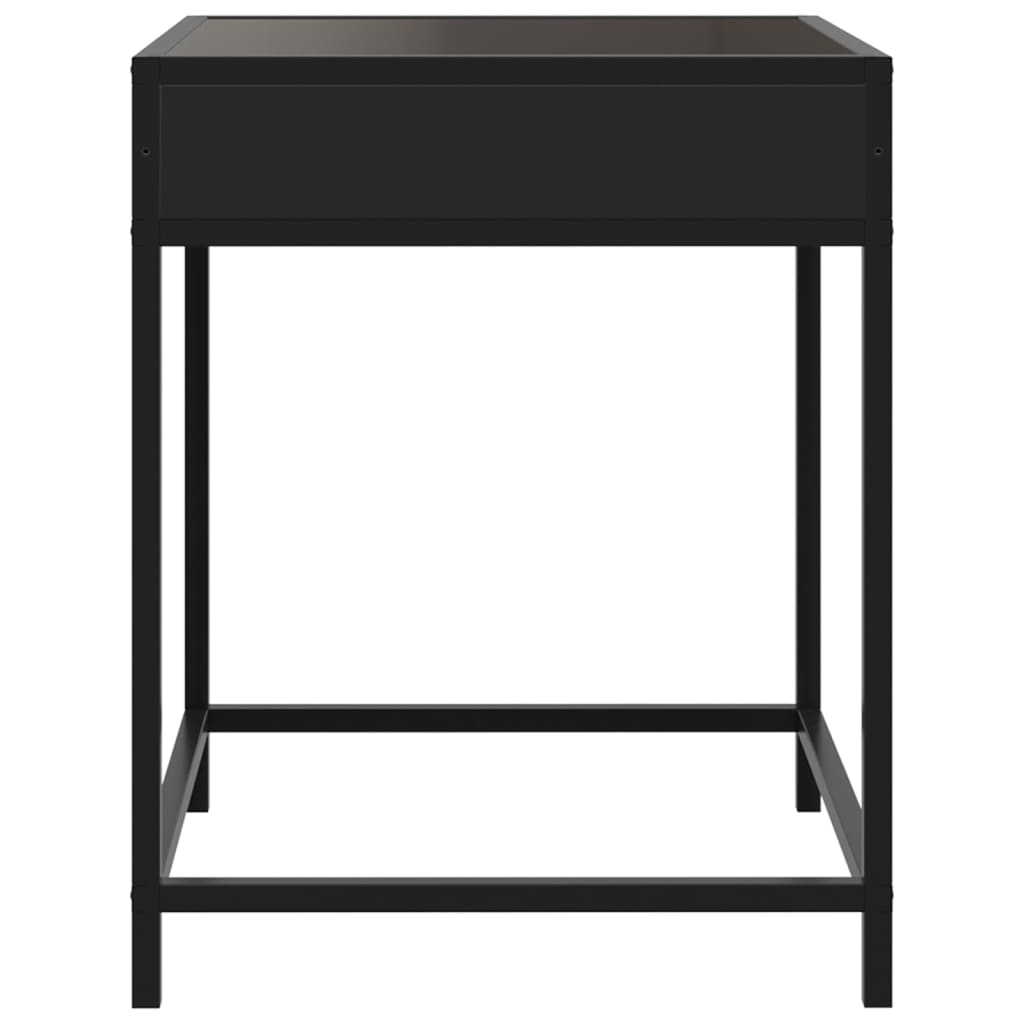 Table basse avec LED Infinity noir 40x40x51 cm - XIOS