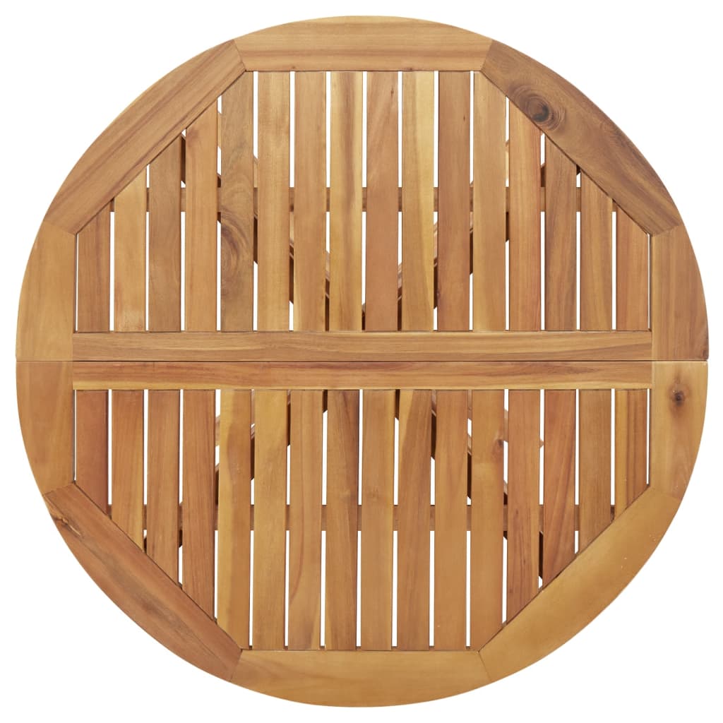 Ensemble à manger de jardin 3 pcs Bois d'acacia solide - XIOS