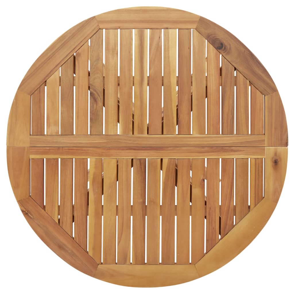 Ensemble à manger de jardin 5 pcs Bois d'acacia solide - XIOS