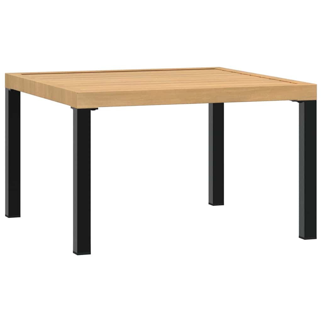 Salon de jardin 3 pcs avec coussins noir aluminium - XIOS