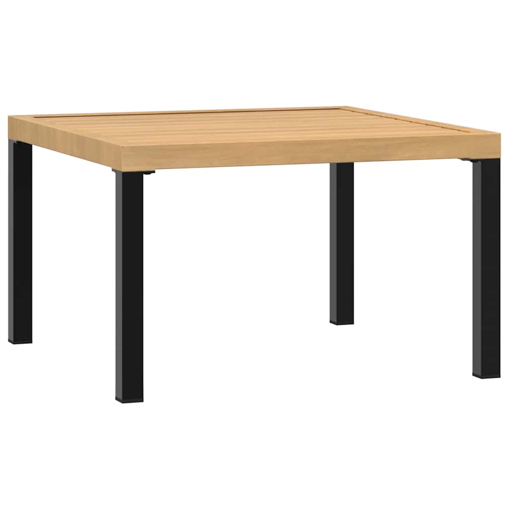 Salon de jardin 4 pcs avec coussins noir aluminium - XIOS
