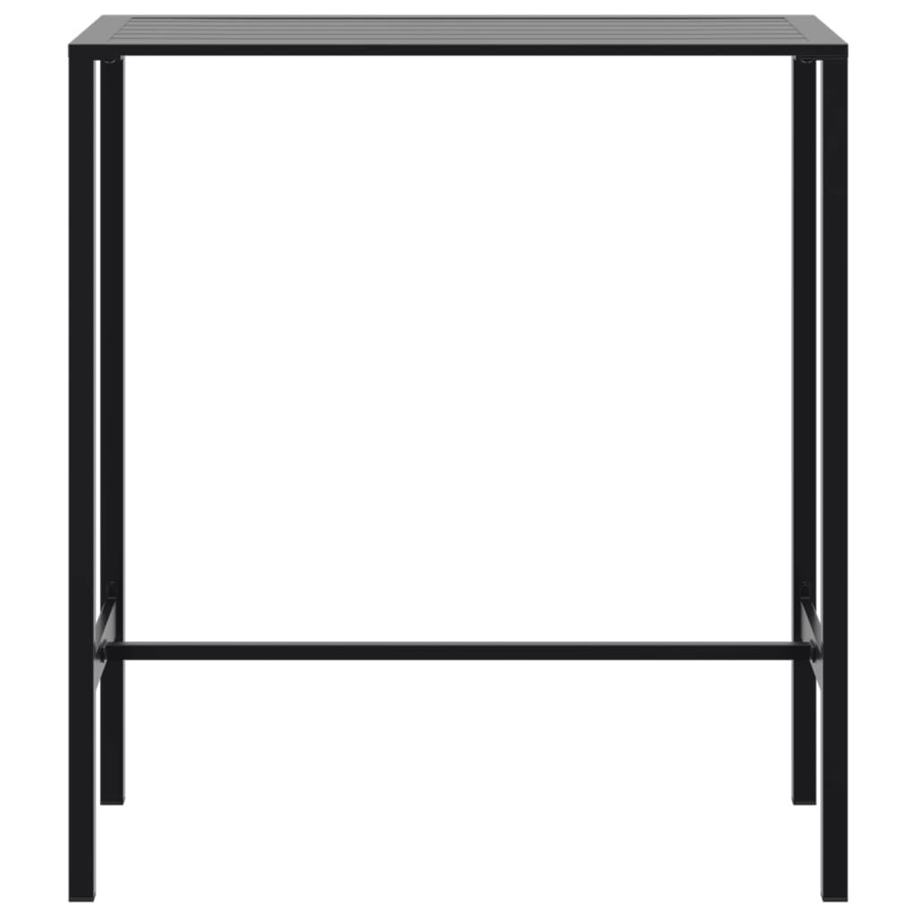 Ensemble de bar de jardin 5 pcs noir acier enduit de poudre - XIOS