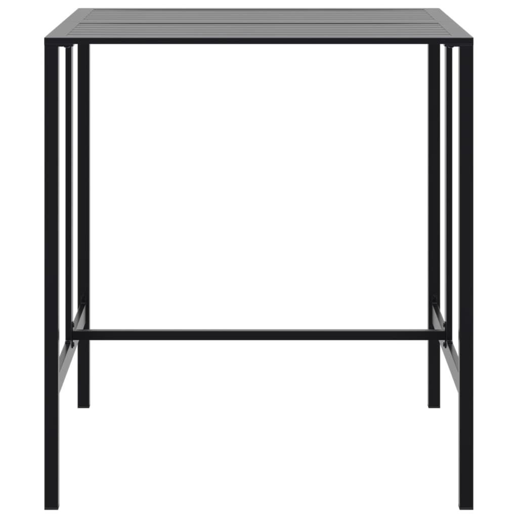 Ensemble de bar de jardin 5 pcs noir acier enduit de poudre - XIOS