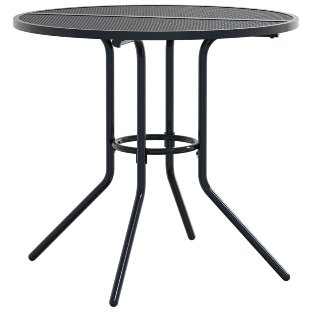 Ensemble de chaises de jardin empilables 3 pcs anthracite - XIOS