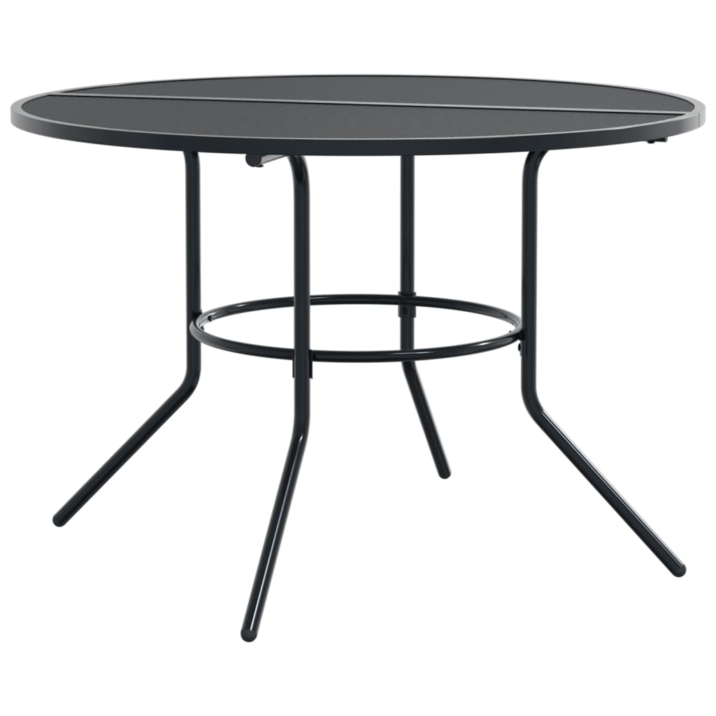 Ensemble de chaises de jardin empilables 7 pcs anthracite - XIOS