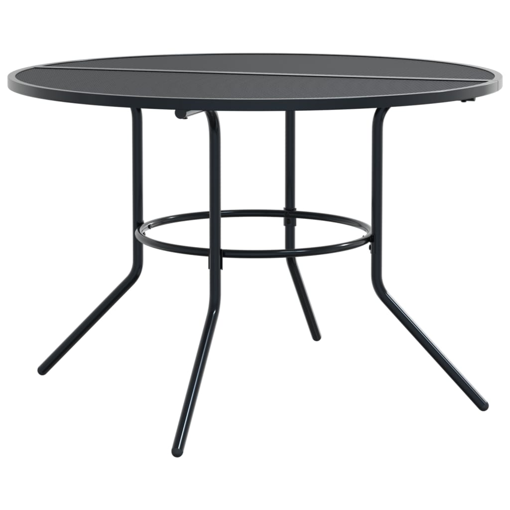 Ensemble de chaises de jardin empilables 7 pcs anthracite - XIOS