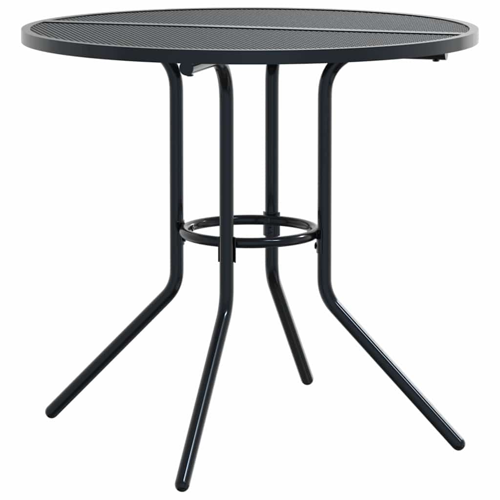 Ensemble de chaises de jardin empilables 5 pcs anthracite - XIOS