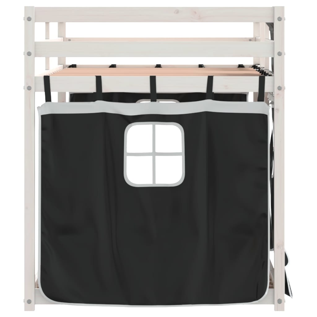 Lit superposé sans matelas 80x200 cm bois de pin massif - XIOS