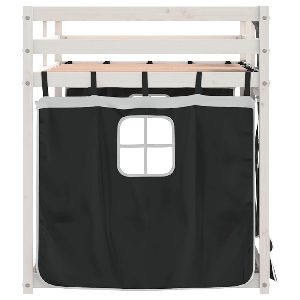 Lit superposé sans matelas 80x200 cm bois de pin massif